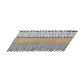 DeWALT DNPT28R63SZ 33º Papiergebonden Spijkers 2.8x63mm RVS/inox / Geringd VE=1200
