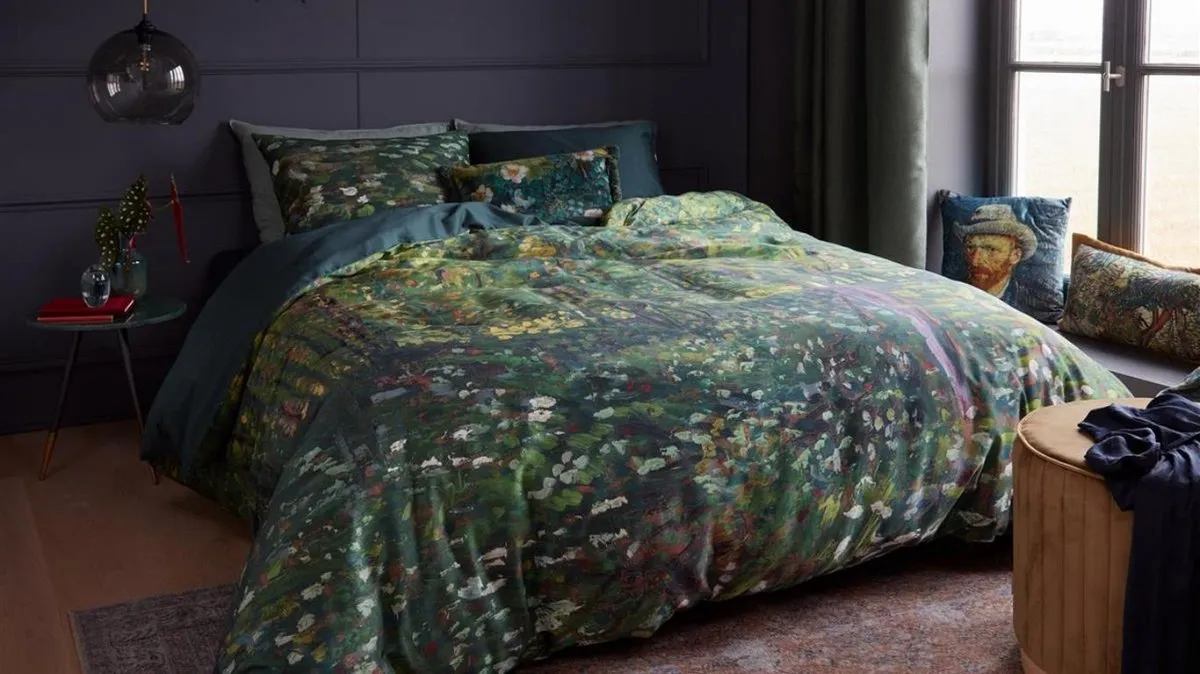 Vincent van Gogh dekbedovertrek TREES katoenSATIJN sale